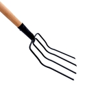 Forcado-reto Metal com Cabo Madeira 13x18x150cm Momfort