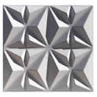 Forma 3d Gesso E Cimento Abs - Cullinans Moderno 50x50