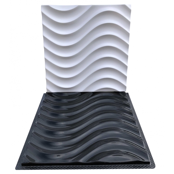 Forma 3d Gesso E Cimento Abs - Dunes 40x40