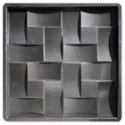 Forma 3d Placa Gesso E Cimento - Trançado