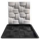 Forma 3d Placa Gesso E Cimento - Trançado