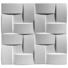 Forma 3d Placa Gesso E Cimento - Trançado