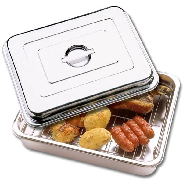 Forma Assadeira Com Grelha E Tampa Travessa Retangular Grande