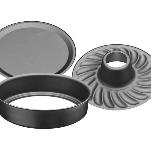 Forma Com Fundo Removivel 26cm Brasil Grafite Aluminio Com Re