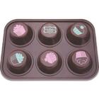 Forma Cupcakes 6 Cavidades La Pasticceria  Tramontina