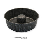 Forma De Bolo 22 Cm - Cinza