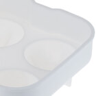 Forma De Gelo 04 Esferas 45mm Em Silicone Com Tampa Branco