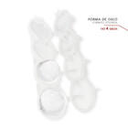 Forma De Gelo 4 Esferas Grandes: Bebidas Bonitas E Estilosas