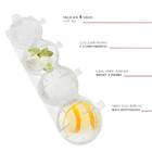 Forma De Gelo 4 Esferas Grandes: Bebidas Bonitas E Estilosas