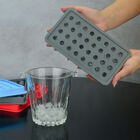 Forma De Gelo De Silicone Gelo Redondo Bolinhas Cinza Escuro