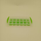 Forma De Gelo Plástico 3x13x27cm Verde