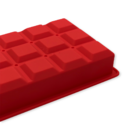 Forma De Gelo Retangular De Silicone Com 15 Cubos - 30ml
