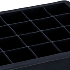 Forma De Gelo Silicone 24 Cubos 19,5x12,5x3cm Preto Weck Ret