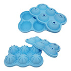 Forma De Gelo Silicone 6 Gelos Redondos Drink Whisky Unyhome