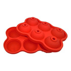 Forma De Gelo Silicone 6 Gelos Redondos Drink Whisky Unyhome