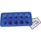Forma De Gelo Silicone Estrela Casa Do Chef Azul