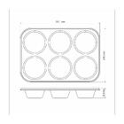 Forma De Muffins Tramontina Power Up Antiaderente Starflon