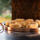 Forma De Pizza Em Pedra Sabão Com Alça De Cobre 29 0 Cm