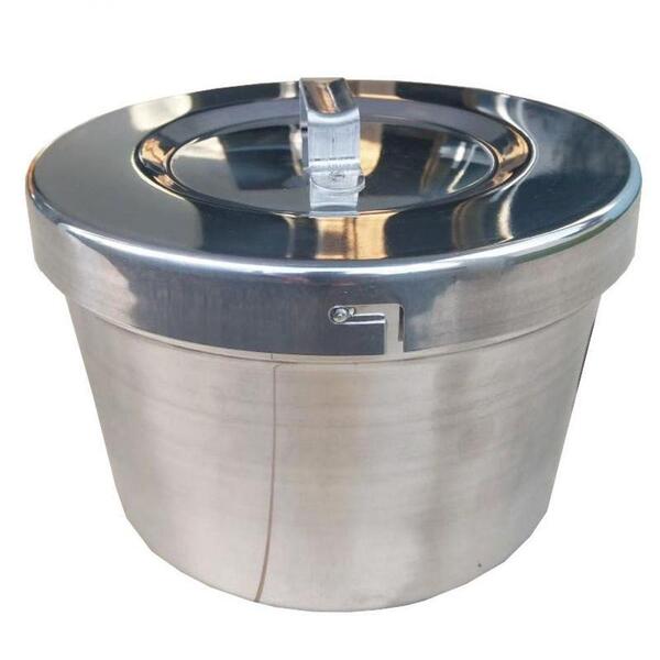 Forma De Pudim Banho Maria Com Tampa Grande 24cm 5,4l Belmar | Black ...