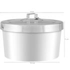 Forma De Pudim De Alumínio Com Tampa Nº18 Extang