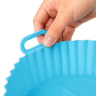 Forma De Silicone Azul 16x4,5cm Reutilizável Antiaderente Par