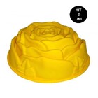 Forma De Silicone Flor Rosa Bolo Torta Sobremesa Doces Antiad
