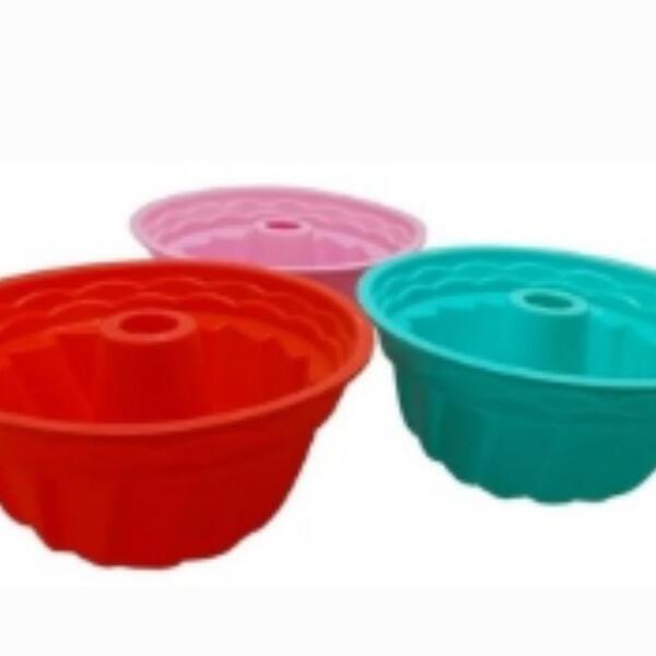 Forma De Silicone P/pudim 23cm - Em Casa Tem