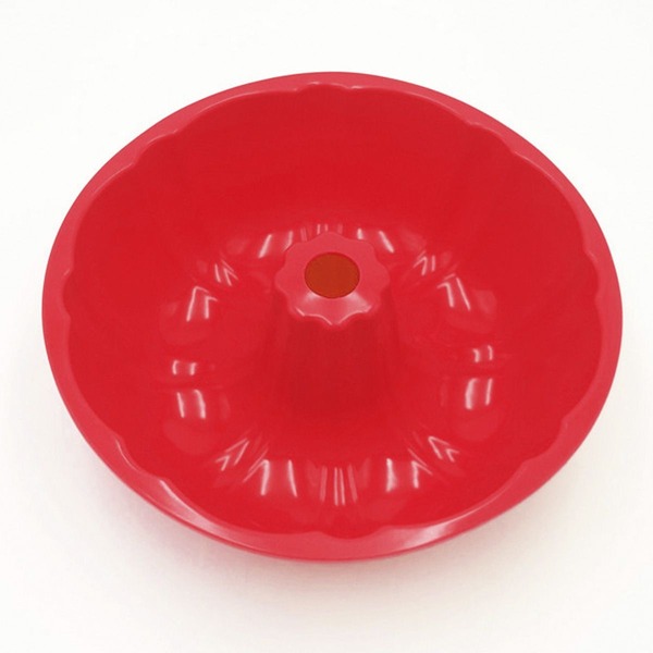 Forma De Silicone Para Bolo / Torta / Pudim Com Tubo Colors C