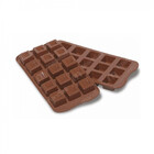 Forma de Silicone para Chocolates e Bombons Formato Quadrado