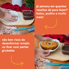 Forma De Silicone Para Doces E Salgados - Oikos Cinza Claro U