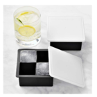 Forma De Silicone Para Gelo Ou Papinha Com Tampa - 4 Cubos