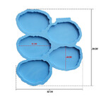 Forma De Silicone Para Porta Copos - Geodo - Conjunto