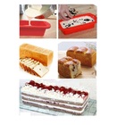 Forma De Silicone Retangular Pão Bolo Cinza Claro