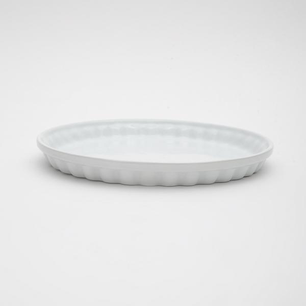 Forma de torta Mondoceram cerâmica branca 26x3