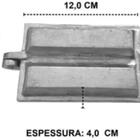 Forma Duplo De Crepe Suíço De Fogão Cabo Madeira Anodilar
