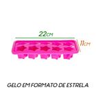 Forma Em Formato De Estrela Para Gelo Em Silicone St1680