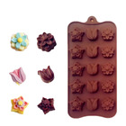 Forma Molde De Silicone Para Chocolate Doces Gelo Etc Tulipa,