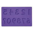 Forma Molde Placa Tapete Silicone Numeral Numeral Grande (rox