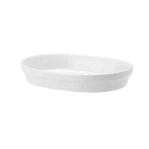 Forma Oval 28 Para Lasanha Linha Calorama Branco Porcelana Sc