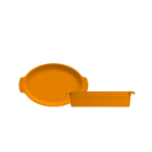 Forma Oval P De Porcelana Amarelo Assar E Servir Germer