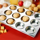Forma Para Assar Pão De Queijo E Cupcakes 12 Un. Anodilar