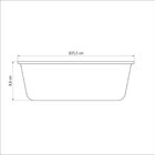 Forma Para Bolo 24cm 2,9l Brasil Grafite Aluminio Com Revesti