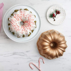 Forma Para Bolo Em Alumínio Marissa Lounina Swirl 23cm Cobre