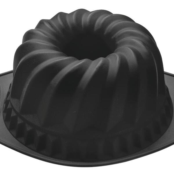 Forma para Bolo em Silicone  Preto  28Cm