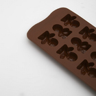 Forma para chocolate e bombom Silikomart de silicone linha bo