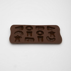 Forma para chocolate e bombom Silikomart de silicone linha Go