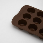 Forma para chocolate e bombom Silikomart de silicone Praline