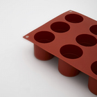 Forma para chocolate e doce Silikomart de silicone cilindro