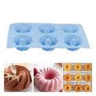 Forma Para Mini Bolinho 6 Cupcakes Em Silicone Antiaderente -