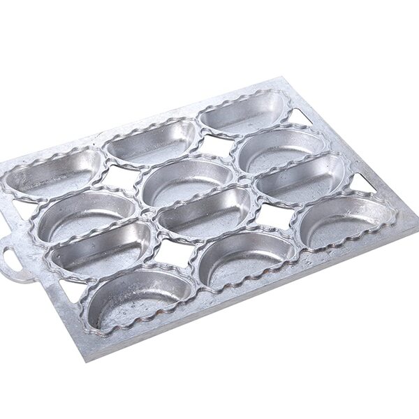 Forma Para Pastéis E Risoles Alumínio 12 Cavidades Anodilar